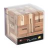 Fridolin Joc logic puzzle 3D din bambus Flexi-cub