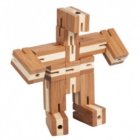 Fridolin Joc logic puzzle 3D din bambus Flexi-cub 4