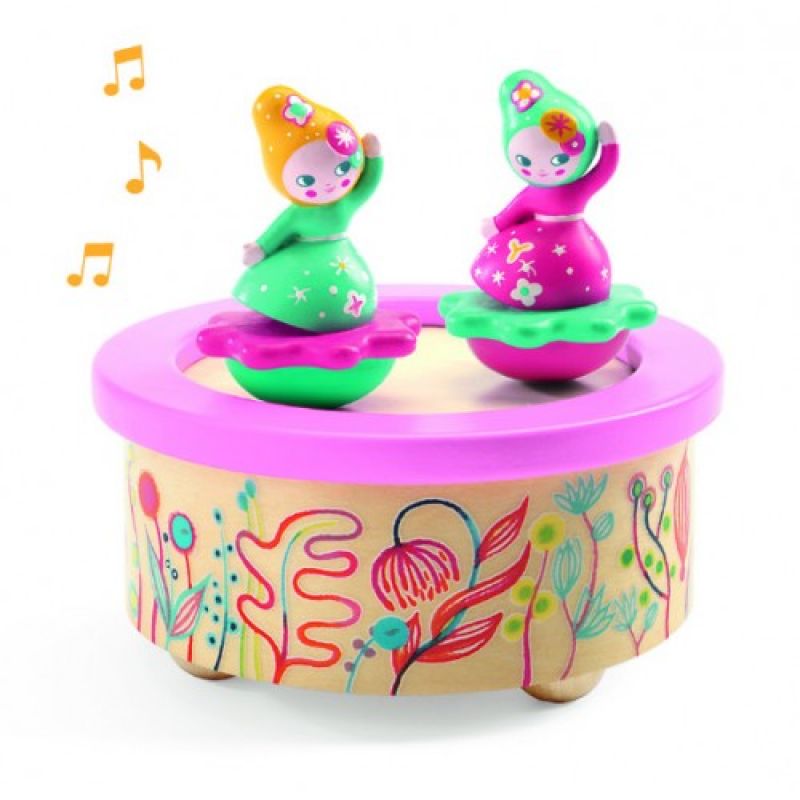 Djeco Cutie muzicala magnetica Flori Djeco Cutie muzicala magnetica Flori