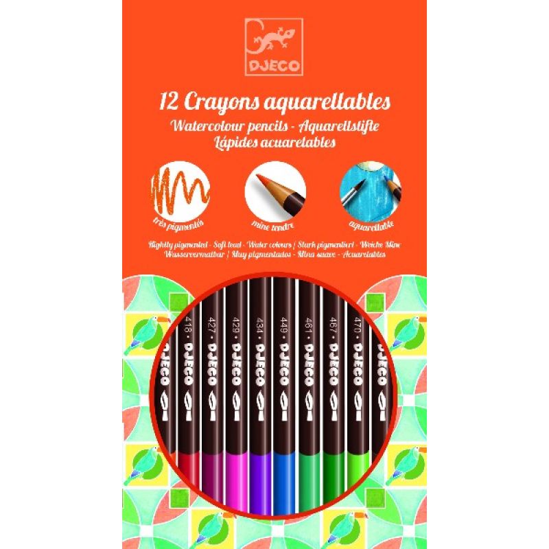 Djeco Creioane acuarela Djeco Djeco Creioane acuarela Djeco