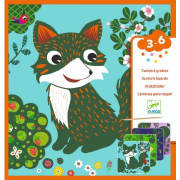 Djeco Set creativ de razuit Animale prietenoase