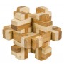 Fridolin Joc logic IQ din lemn bambus in cutie metalica-10