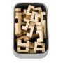 Fridolin Joc logic IQ din lemn bambus in cutie metalica-10