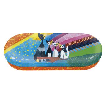 Fridolin Etui ochelari metalic Under the rainbow