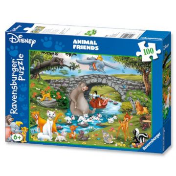 Ravensburger Puzzle Lumea Animalelor 100 Piese