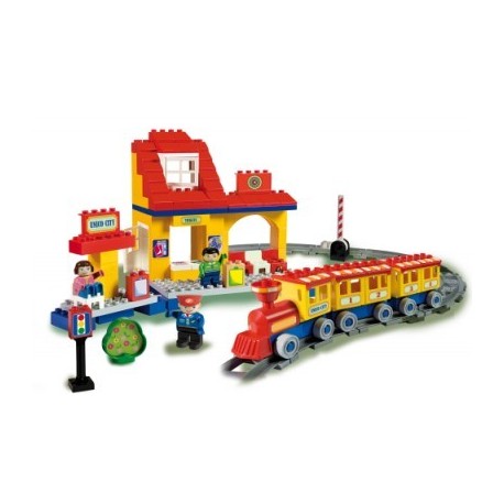 Androni Giocattoli Set constructie Unico Plus tren mare