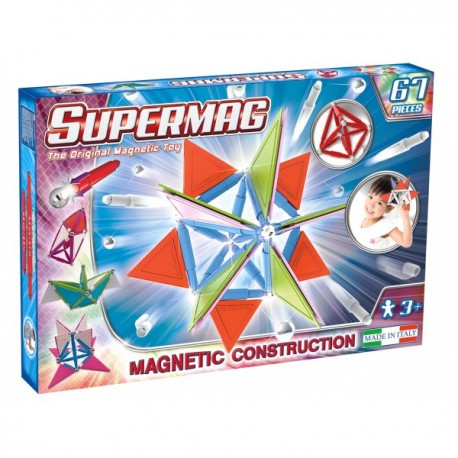 Supermag Set Constructie Trendy 67 Piese