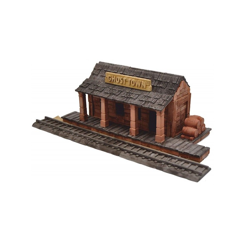 Wise Elk Kit constructie caramizi Wise tren din Orasul Fantomelor 320 piese reutilizabile Wise Elk Kit constructie caramizi Wise tren din Orasul Fantomelor 320 piese reutilizabile