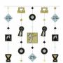 Ornament tip perdea pentru decor petrecere de revelion, Amscan 678335, 1 buc