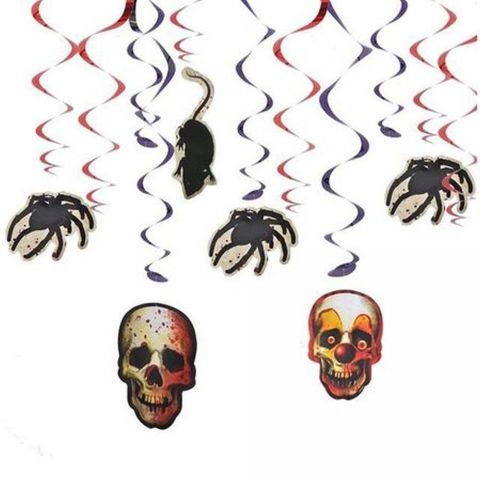 Serpentine decorative pentru Halloween, 61 cm, set 12 buc