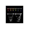 Pahare shot cu cranii pentru Halloween - 60 ml, 60368, set 6 bucati