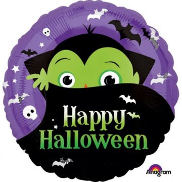 Balon folie 45 cm Dracula Happy Halloween Amscan 35916