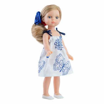Paola Reina Papusa VALERIA in rochie cu fluturasi - Mini Amigas