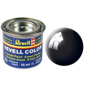 Revell Vopsea Black, gloss 14 ml RV32107