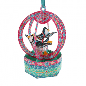 Santoro Ornament de brad Craciun Baubles Pinguini