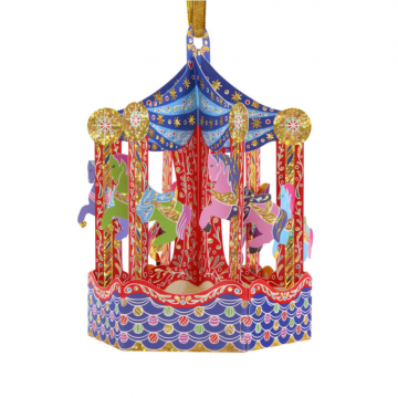 Santoro Ornament de brad Craciun Baubles Carousel