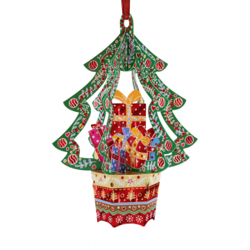 Santoro Ornament de brad Craciun Baubles Brad si cadouri