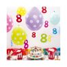 Ornamente cifre aniversare de agatat - 12 cm, radar 51099, set 10 buc