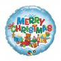 Balon folie 45 cm &quot; merry christmas &quot;, qualatex 40079