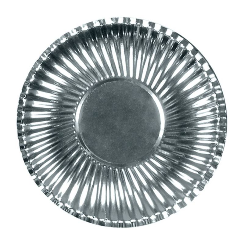 Farfurii petrecere carton argintiu 23 cm, radar 62156, set 10 bucati Farfurii petrecere carton argintiu 23 cm, radar 62156, set 10 bucati