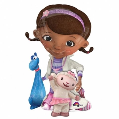 Balon folie airwalker doc mcstuffins - 81x116 cm, amscan 110083