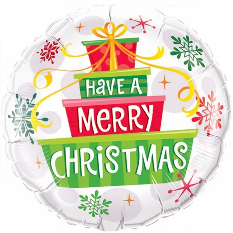 Balon folie 45 cm "have a merry christmas", qualatex 55085 Balon folie 45 cm "have a merry christmas", qualatex 55085