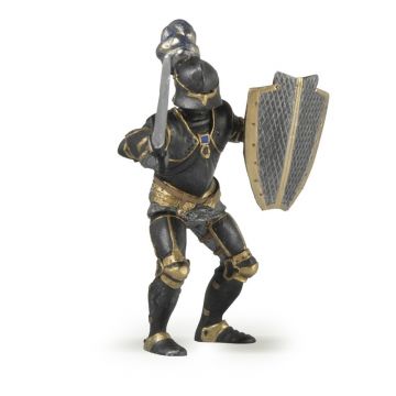 Papo Figurina Cavaler in armura (negru)