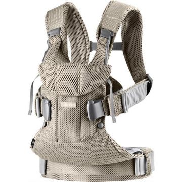 BabyBjorn Marsupiu anatomic One Air Greige, 3D Mesh