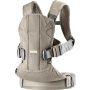 BabyBjorn - Marsupiu anatomic One Air - Greige, 3D Mesh