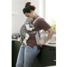 BabyBjorn - Marsupiu anatomic Mini, cu pozitii multiple de purtare   Light Grey, 3D Jersey