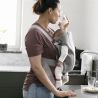 BabyBjorn - Marsupiu anatomic Mini, cu pozitii multiple de purtare   Light Grey, 3D Jersey