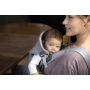 BabyBjorn - Marsupiu anatomic Mini, cu pozitii multiple de purtare   Light Grey, 3D Jersey
