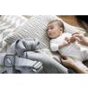 BabyBjorn - Marsupiu anatomic Mini, cu pozitii multiple de purtare   Light Grey, 3D Jersey