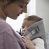 BabyBjorn - Marsupiu anatomic Mini, cu pozitii multiple de purtare   Light Grey, 3D Jersey