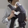 BabyBjorn - Marsupiu anatomic Mini, cu pozitii multiple de purtare   Anthracite, 3D Mesh