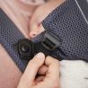 BabyBjorn - Marsupiu anatomic Mini, cu pozitii multiple de purtare   Anthracite, 3D Mesh