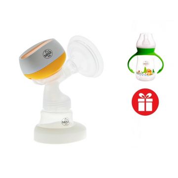 Minut Baby pompa san electrica cu biberon si acumulator