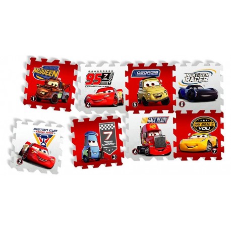 Knorrtoys Covor puzzle din spuma Cars 3 Race of a Lifetime 8 piese