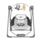 Lionelo - Fotoliu balansoar pliabil Otto, Cozy Grey