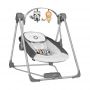 Lionelo - Fotoliu balansoar pliabil Otto, Cozy Grey