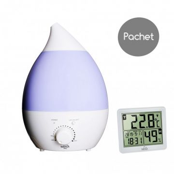 Minut Pack2-jf -010 pachet umidificator + termohigrometru