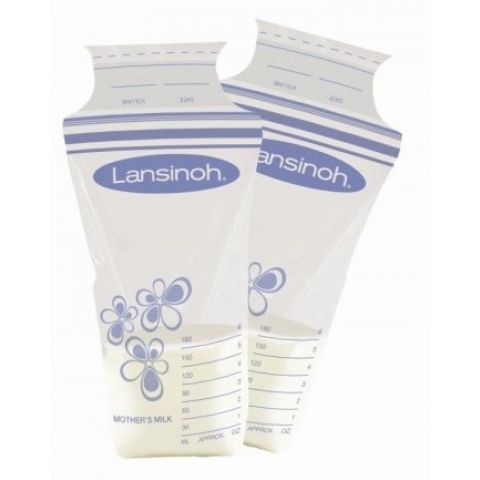 Lansinoh Pungi de stocare lapte matern x 25 buc