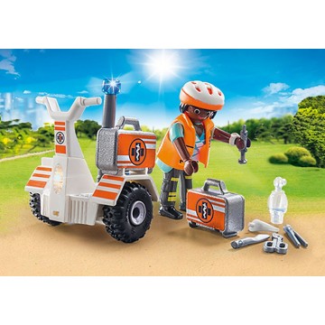 Playmobil MEDIC CU MASINA DE ECHILIBRU